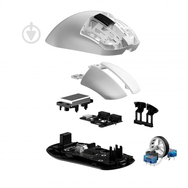 Мишка бездротова GamePro Asgard Thor white (GM023W) - фото 4 Мишка бездротова GamePro Asgard Thor white (GM023W) - фото 4