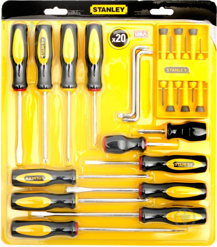 Набір викруток Stanley BASIC 0-60-220 - фото 1 Набір викруток Stanley BASIC 0-60-220 - фото 1