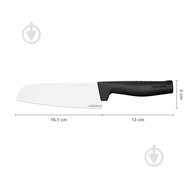 Нож сантоку Fiskars Hard Edge 16 см (1051761) - фото 2