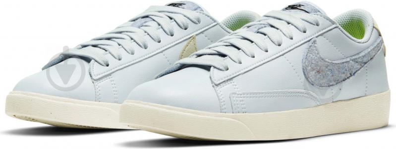 Кроссовки женские демисезонные Nike Blazer Low SE DA4934-400 р.38 голубые - фото 1