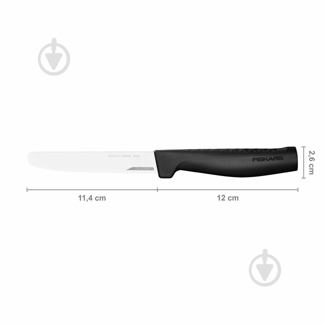 Нож для томатов Fiskars Hard Edge 12 см (1054947) - фото 3