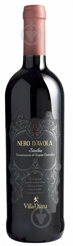 Вино VILLA DIANA NERO D'AVOLA червоне сухе 0,75 л - фото 1