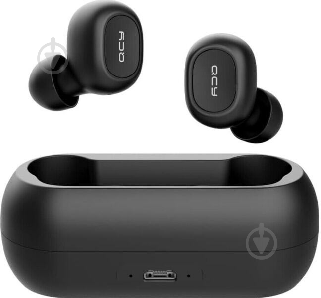 Наушники QCY T1C black (T1C Black) - фото 1