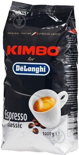 Кофе в зернах Kimbo DeLonghi Espresso Classic 1000 г - фото 1