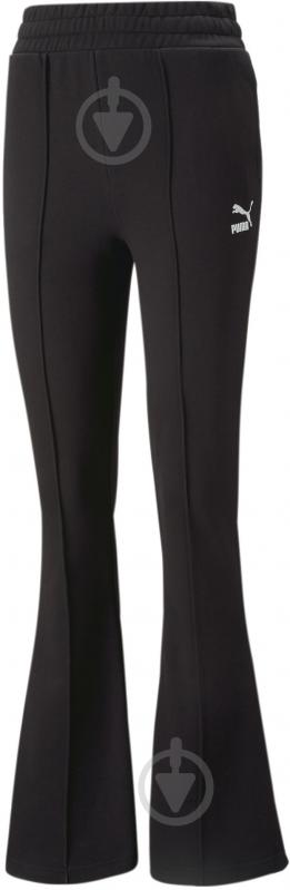 Брюки Puma CLASSICS FLARED PANTS TR 53805901 р. L черный - фото 1 Брюки Puma CLASSICS FLARED PANTS TR 53805901 р. L черный - фото 1