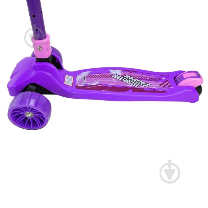 Самокат Shantou фиолетовый SC814 - фото 3