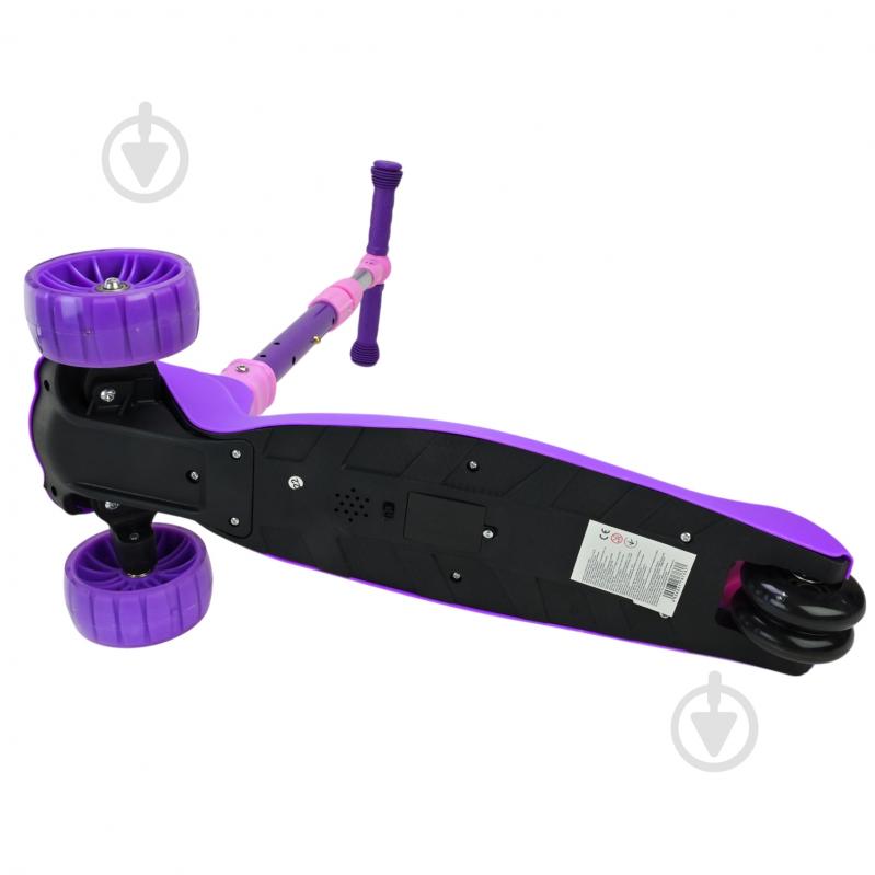 Самокат Shantou фиолетовый SC814 - фото 5