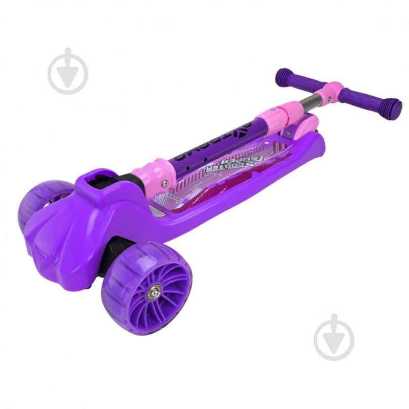 Самокат Shantou фиолетовый SC814 - фото 6