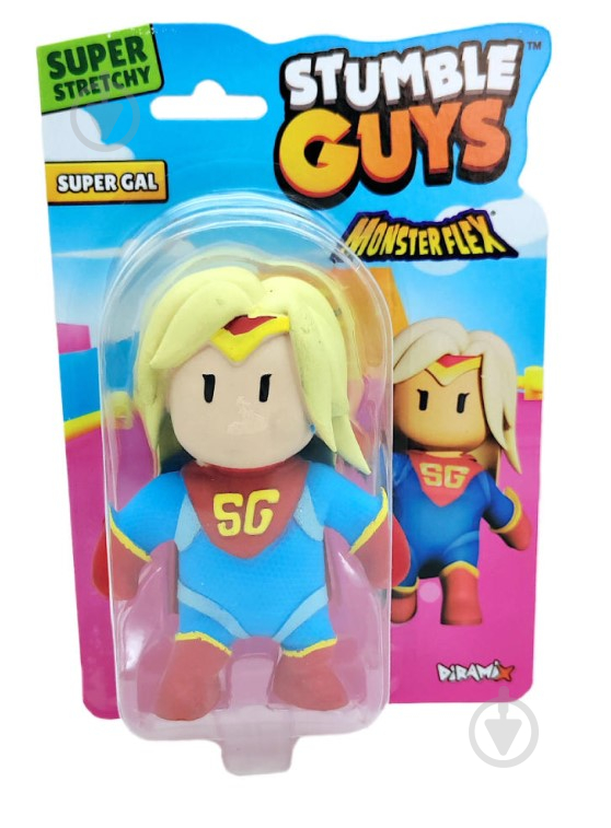 Іграшка-антистрес Monster Flex Stumble Guys Super Gal 14 см 97010 - фото 1