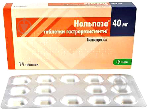 Нольпаза №14 таблетки 40 мг - фото 1