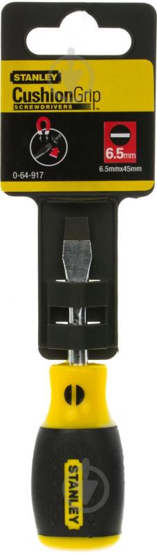 Отвертка Stanley CUSHION GRIP SL6,5×40 мм 0-64-917 - фото 2