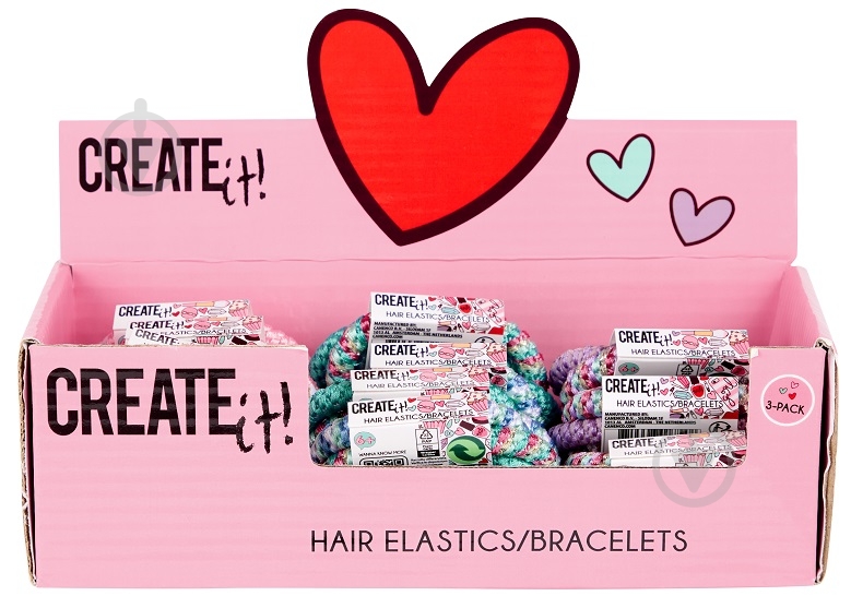 Набор резинок CREATE IT! для волос 3 шт. - фото 7