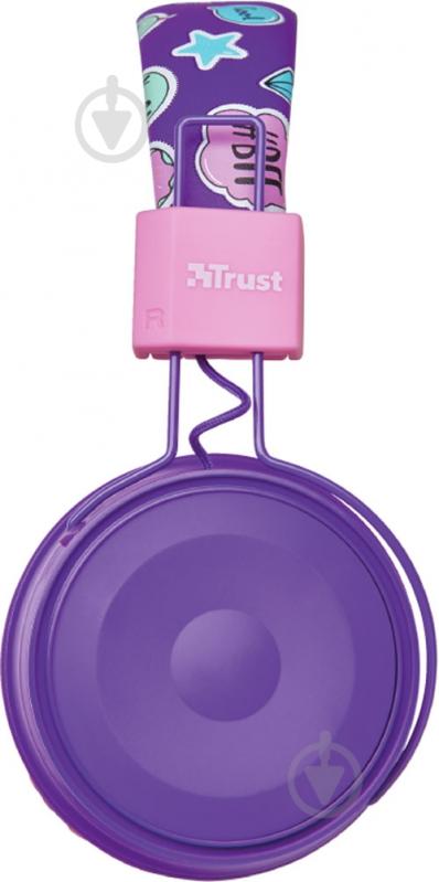 Гарнитура Trust Comi Bluetooth Wireless Kids purple (23129) - фото 4 Гарнитура Trust Comi Bluetooth Wireless Kids purple (23129) - фото 4