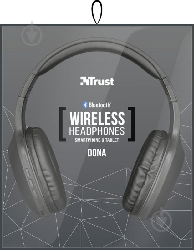 Гарнитура Trust Dona Wireless Bluetooth black (22888) - фото 9