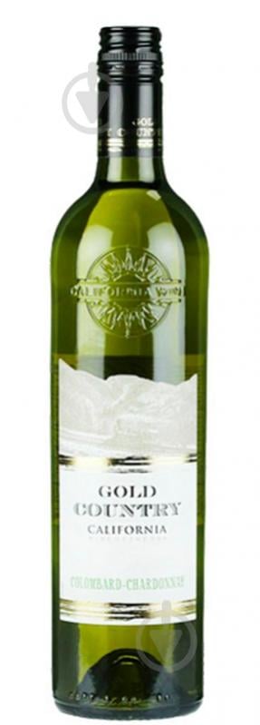 Вино GOLD COUNTRY COLOMBARD CHARDONNAY белое сухое 0,75 л - фото 1