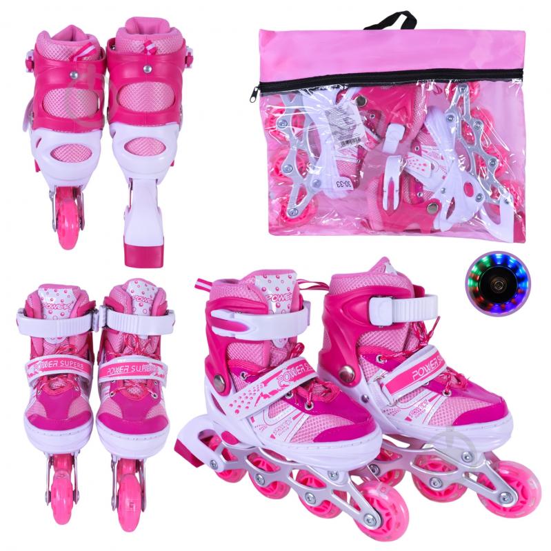 Роликовые коньки Shantou S RL25501 р. 30-33 в ассортименте - фото 28