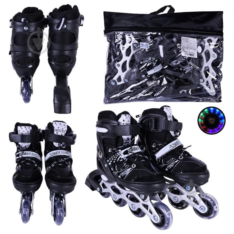 Роликовые коньки Shantou S RL25501 р. 30-33 в ассортименте - фото 29