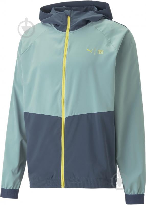 Вітрівка чоловіча Puma M FIRST MILE WOVEN JACKET 52323116 р.XL бірюзова - фото 1