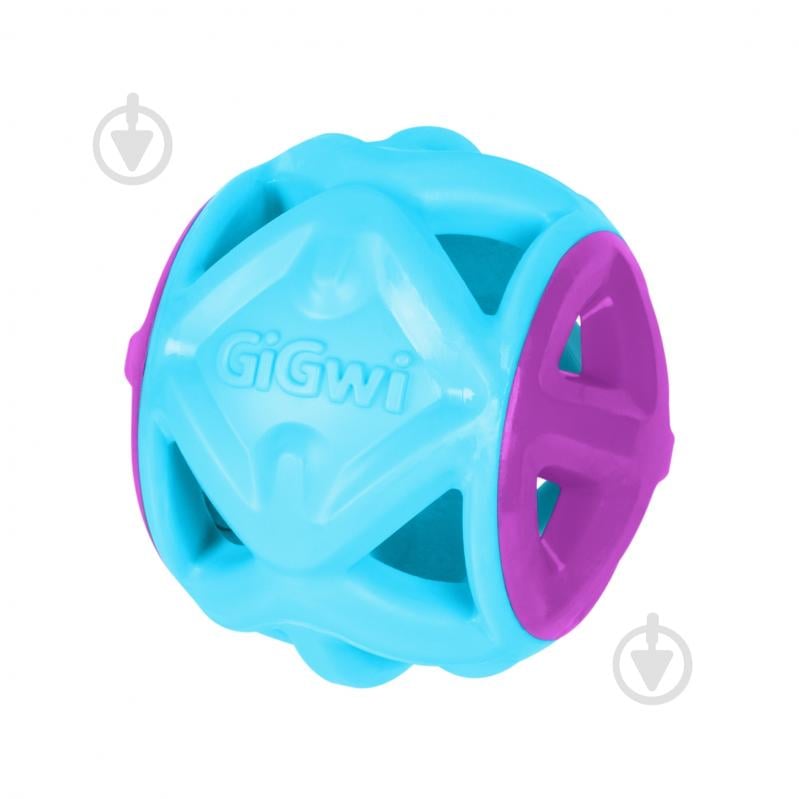 ᐉ Игрушка для собак GiGwi Мяч Basic 9 см голубой • Купить в Киеве ...