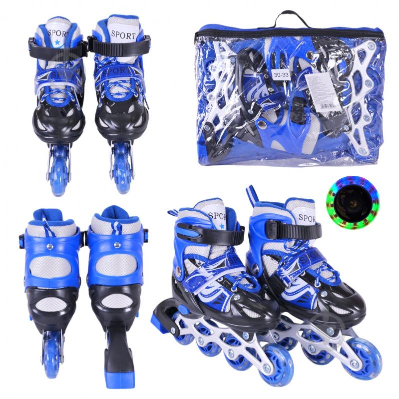 Роликовые коньки Shantou S RL25504 р. 30-33 в ассортименте - фото 28 Роликовые коньки Shantou S RL25504 р. 30-33 в ассортименте - фото 28