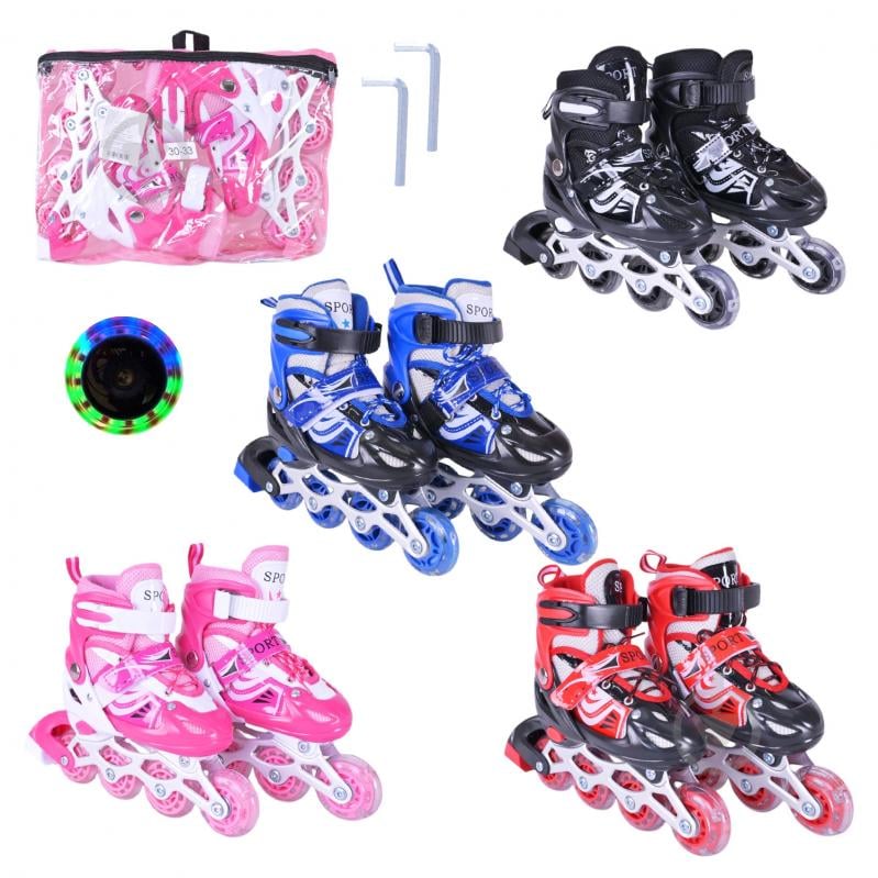 Роликовые коньки Shantou S RL25504 р. 30-33 в ассортименте - фото 1 Роликовые коньки Shantou S RL25504 р. 30-33 в ассортименте - фото 1