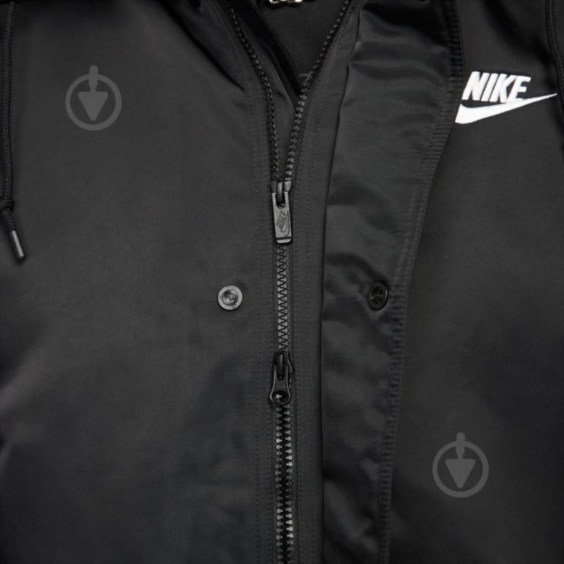 Куртка-парка чоловіча зимова Nike M NK CLUB STADIUM PARKA FB7320-010 р.M чорна - фото 4