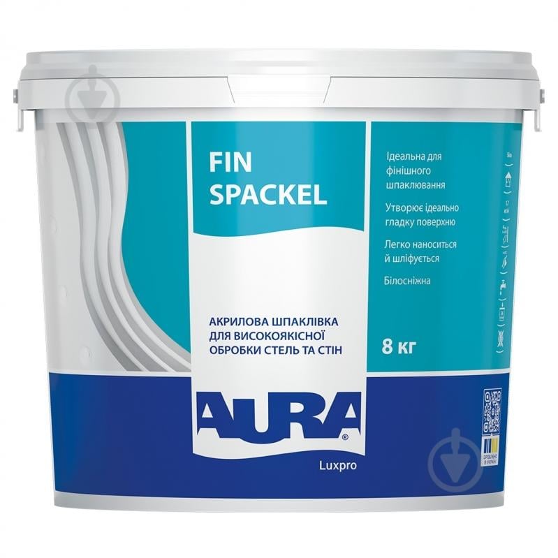Шпаклевка Aura Luxpro Fin Spaсkel 8 кг - фото 1