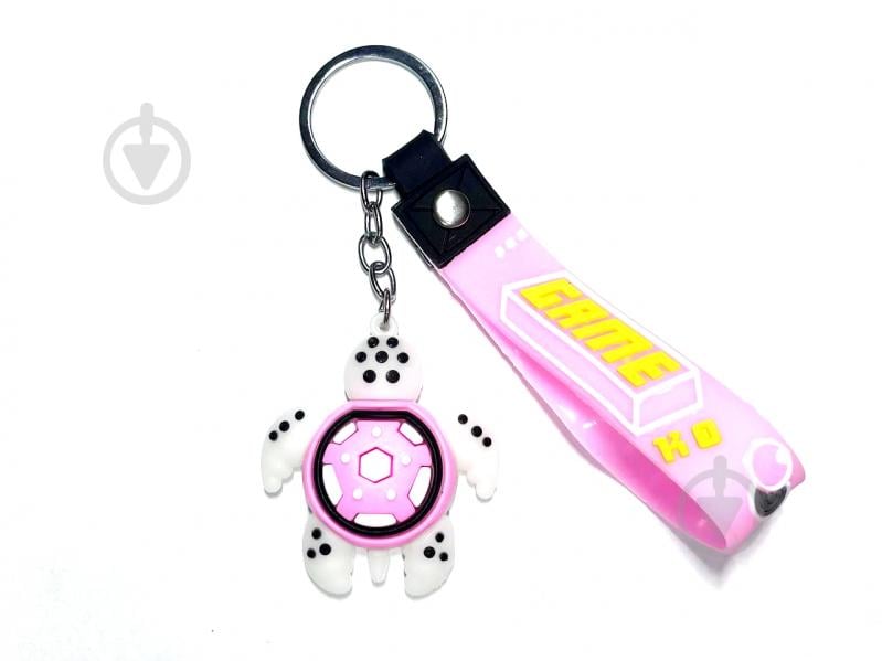 Брелок для ключей Ракушка розовая - фото 1