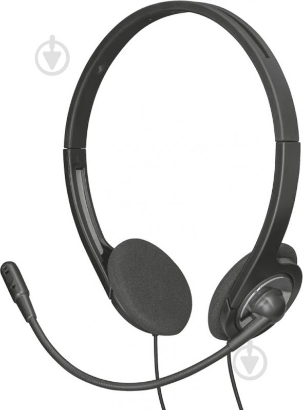 Гарнитура Trust Ilux chat headset black (23109) - фото 3