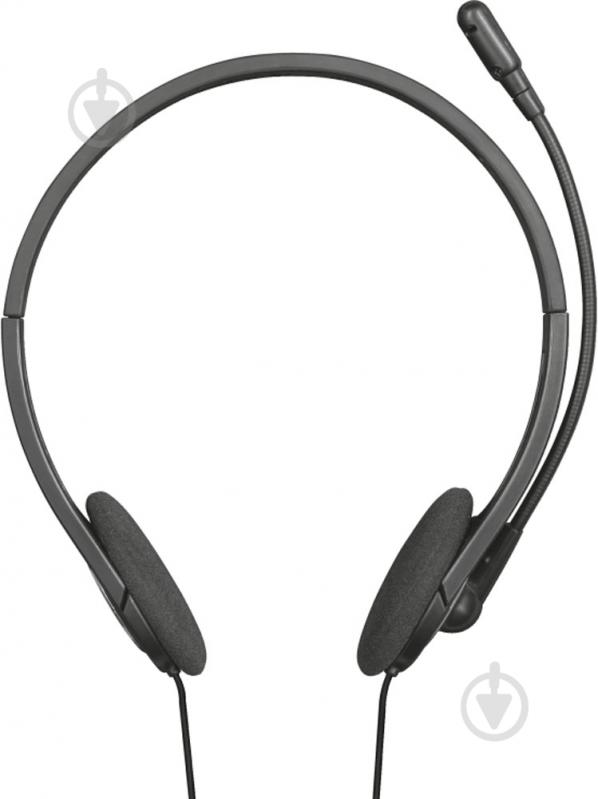 Гарнитура Trust Ilux chat headset black (23109) - фото 4