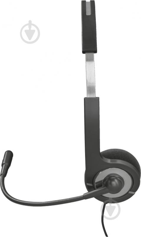 Гарнитура Trust Ilux chat headset black (23109) - фото 5