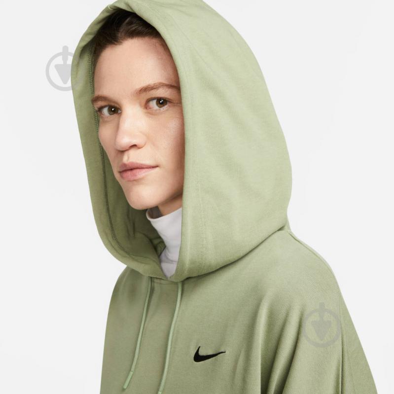 Джемпер Nike W NSW JRSY OS PO HOODIE DM6417-386 р.S зелений - фото 4