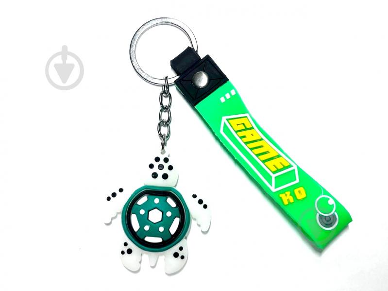 Брелок для ключей Ракушка зеленая - фото 1 Брелок для ключей Ракушка зеленая - фото 1