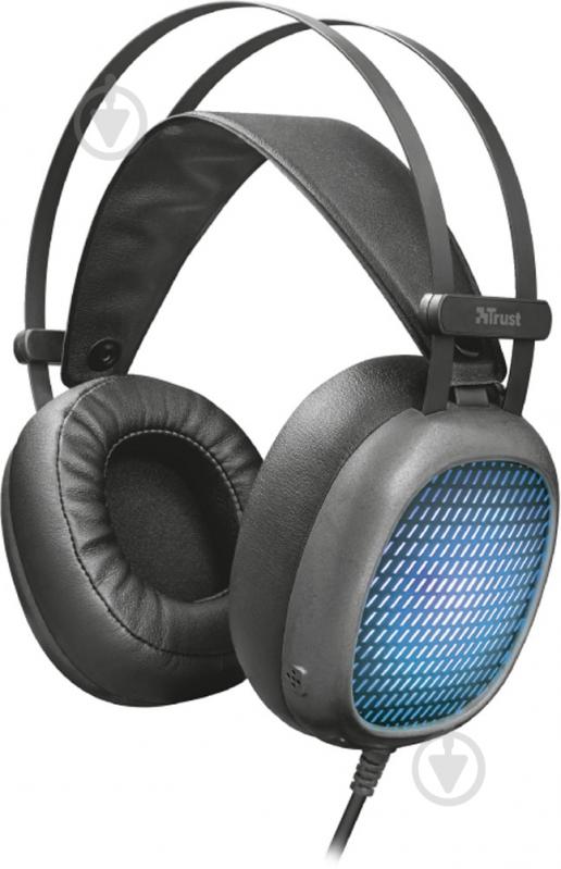 Гарнітура Trust Lumen illuminated headset black (22447) - фото 2 Гарнітура Trust Lumen illuminated headset black (22447) - фото 2