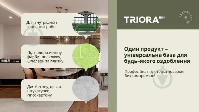 Грунтовка универсальная Triora 1 л - фото 4
