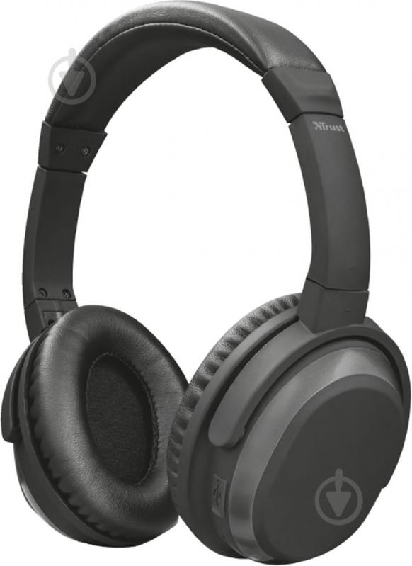 Гарнітура Trust Paxo Bluetooth Headphones black (22451) - фото 1 Гарнітура Trust Paxo Bluetooth Headphones black (22451) - фото 1