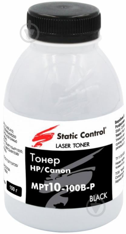 Тонер Static Control HP/Canon 100г - фото 1
