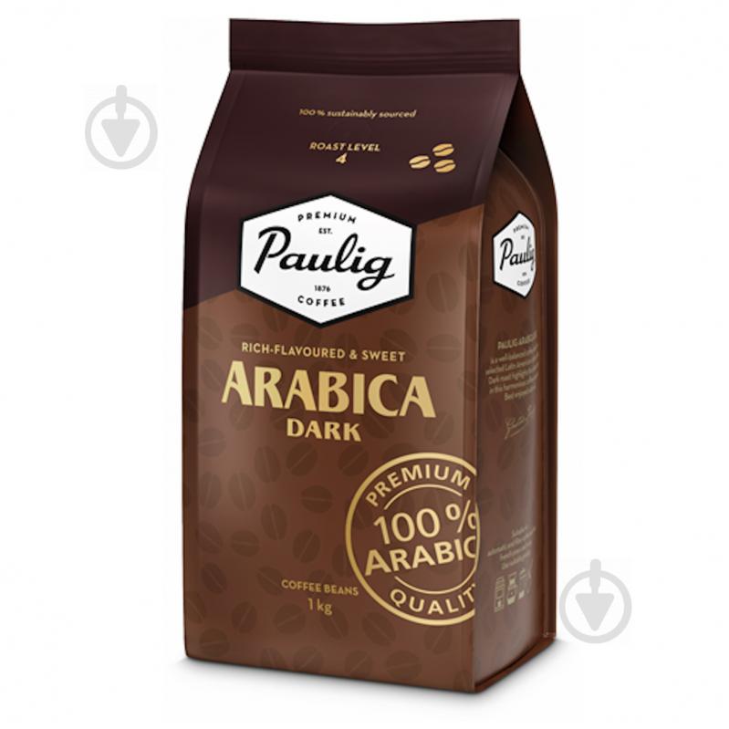 Кава в зернах Paulig Arabica Dark 1000 г - фото 1