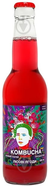 Комбуча Kombucha UA Лесная ягода 0,33 л - фото 1