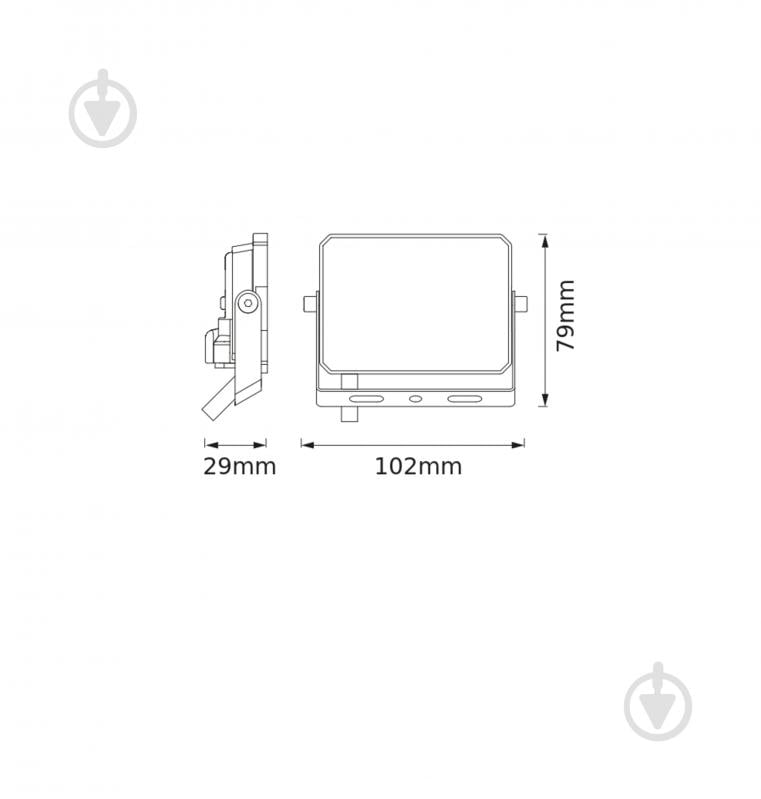 Прожектор светодиодный Osram 10 Вт IP65 черный FL LUX10W - фото 5 Прожектор светодиодный Osram 10 Вт IP65 черный FL LUX10W - фото 5