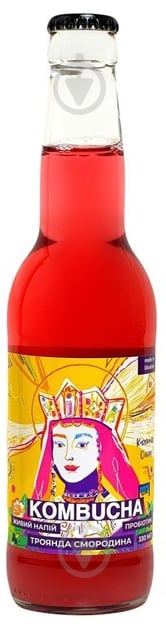 Комбуча Kombucha UA Роза-Смородина 0,33 л - фото 1