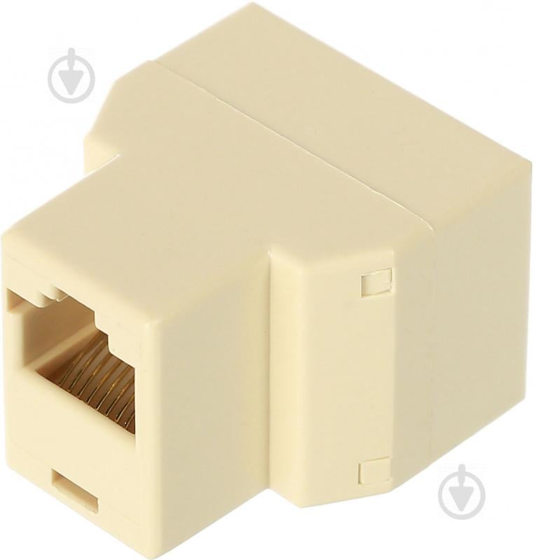 Переходник компьютерный EMT 1 гн. – 2 гн. RJ-45 8p8c (6-0218А) - фото 1