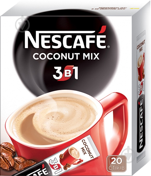 ᐉ Кофейный напиток Nescafe 3 в 1 Coconut Mix 16 г 4823000919181 ...