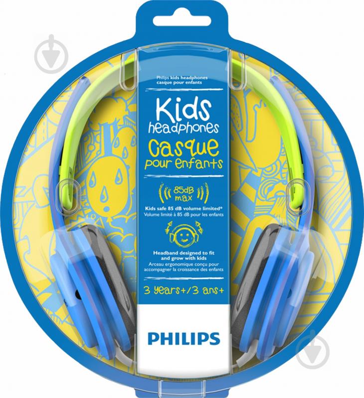 Наушники Philips SHK2000BL/00 blue/green - фото 3