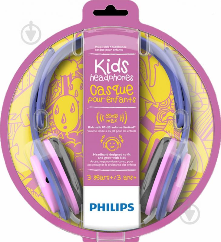 Навушники Philips SHK2000PK/00 violet/pink - фото 3