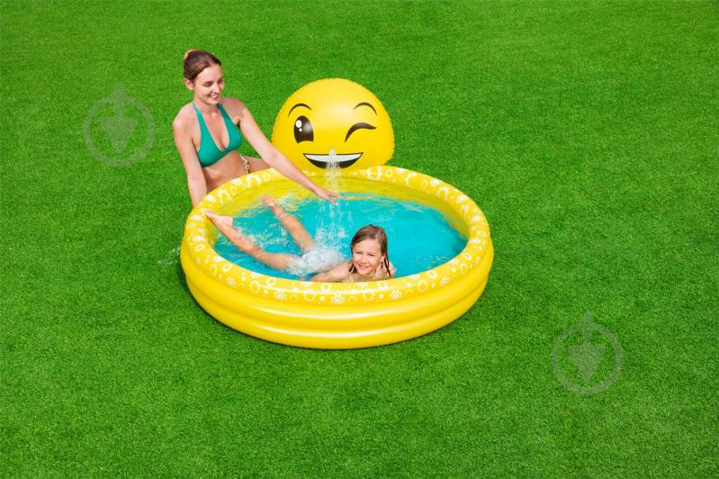 Бассейн надувной Bestway Emoji 165х144х69 см - фото 5