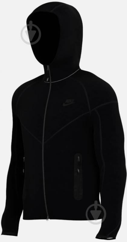 Джемпер Nike M NK TCH FLC FZ WR HOODIE FB7921-010 р.2XL черный - фото 10