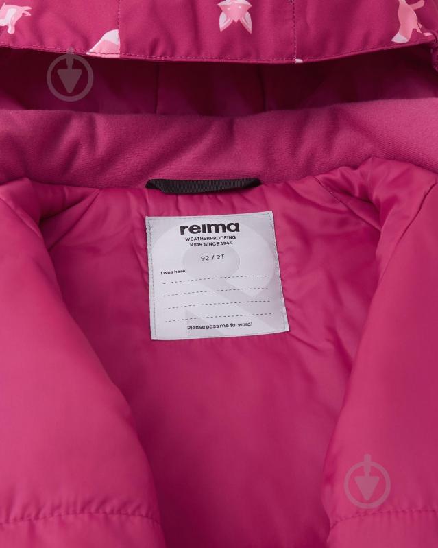 Куртка для девочек Reima Parkkila р.80 розовый 5100396B-4822 - фото 7