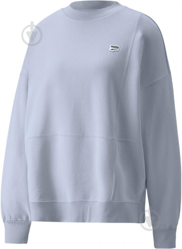 Світшот Puma Downtown Crew TR 53358221 р. XS блакитний - фото 4