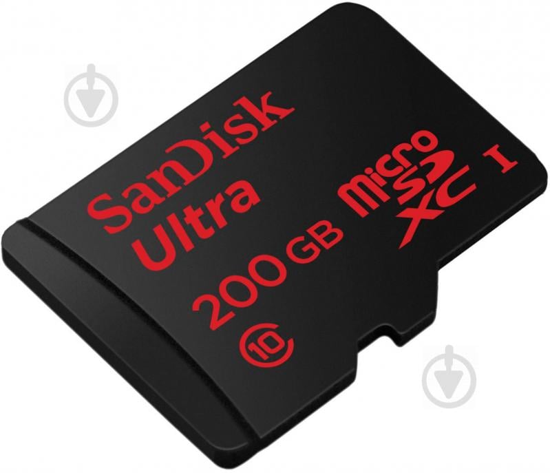 Карта памяти SanDisk microSDXC 200GB + SD adapter (SDSDQUAN-200G-G4A) - фото 2